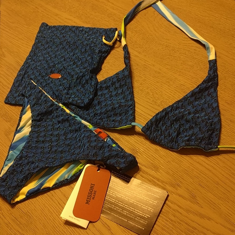 Missoni bikini with pouch BNWT- size 38