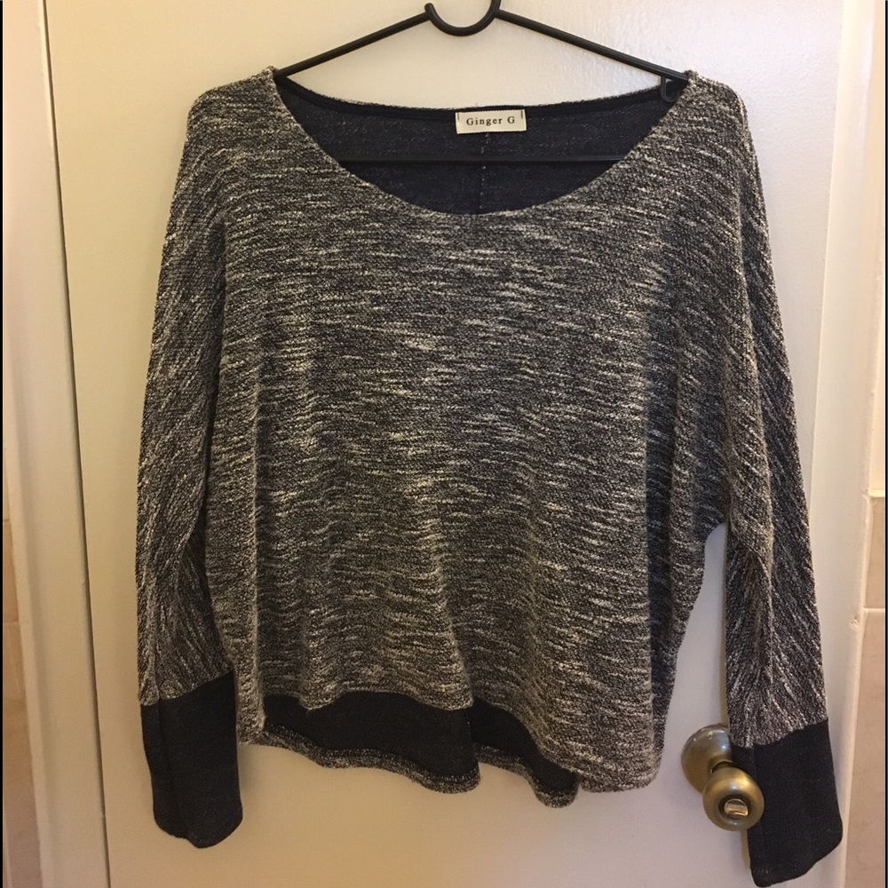 Navy and White Long Sleeved