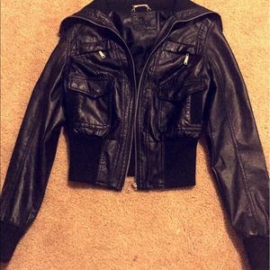 Leather jacket