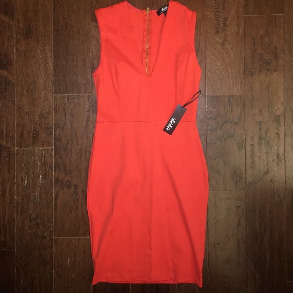 Coral Lulus Cocktail Dress