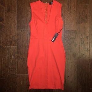 Coral Lulus Cocktail Dress