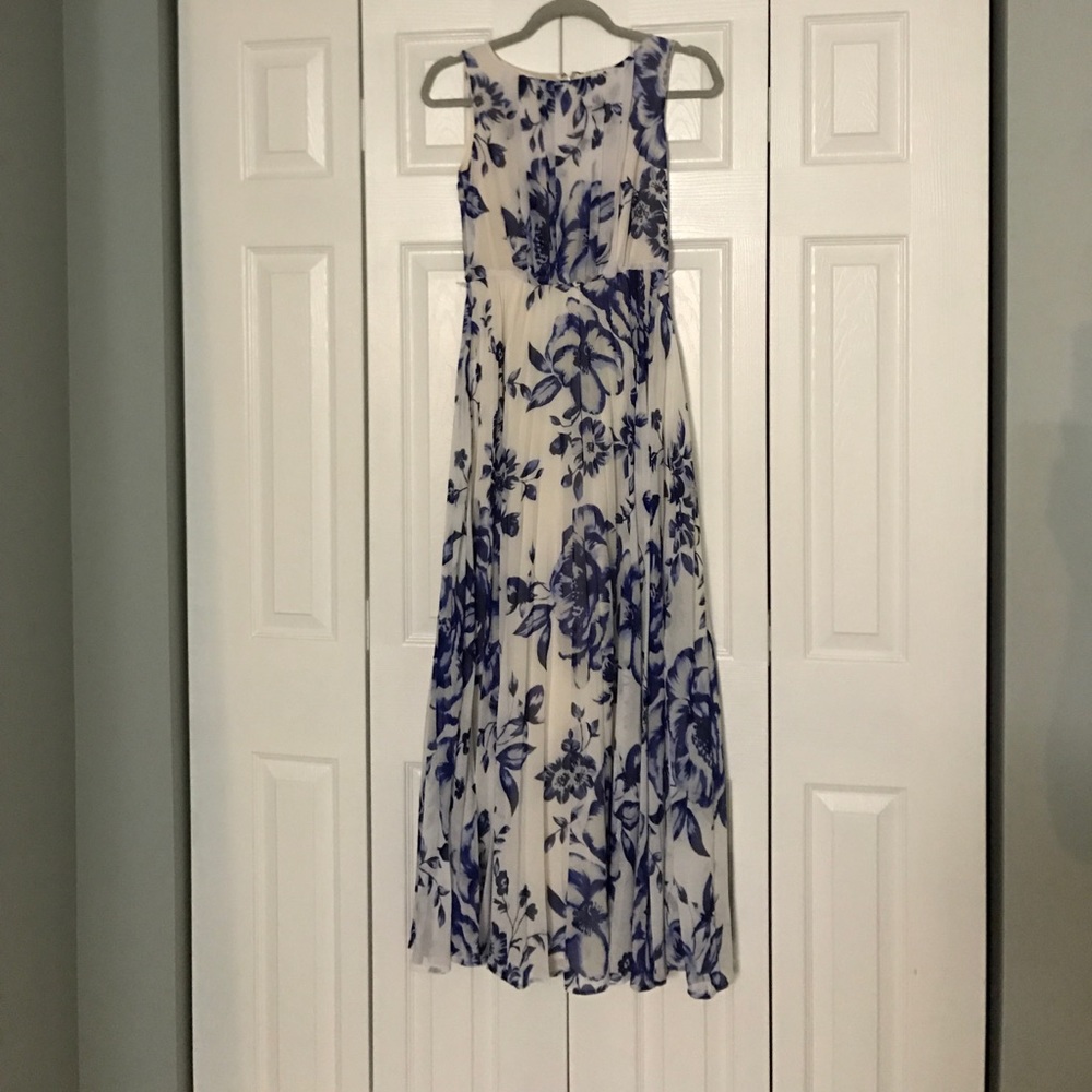 Long fit and flair dress