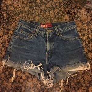 Levi cut shorts