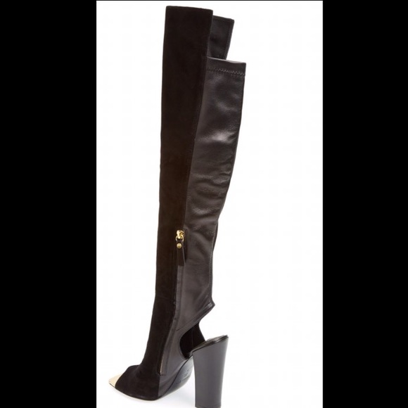 BNIB Rachel Zoe SOLEIL Open Toe/Heel Boots - Picture 2 of 8