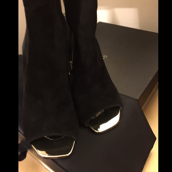 BNIB Rachel Zoe SOLEIL Open Toe/Heel Boots - Picture 5 of 8