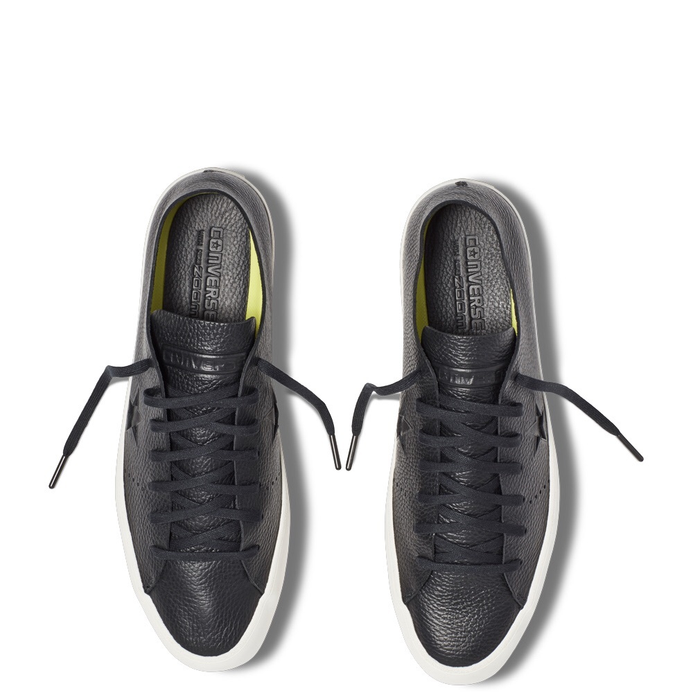 CONVERSE ONE STAR LEATHER black shoes - Picture 5 of 6