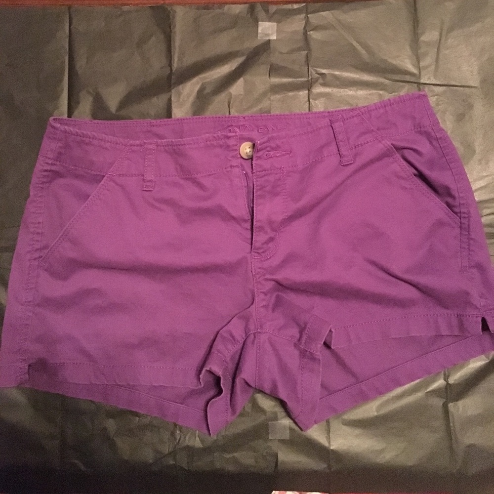 Purple shorts