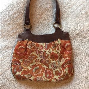 Kim White- Vintage textile floral bag