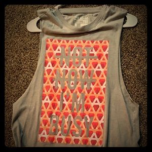 ** FLASH SALE ** Adidas "Not Now I'm Busy" Tank