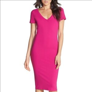 Leith body on T shirt midi dress