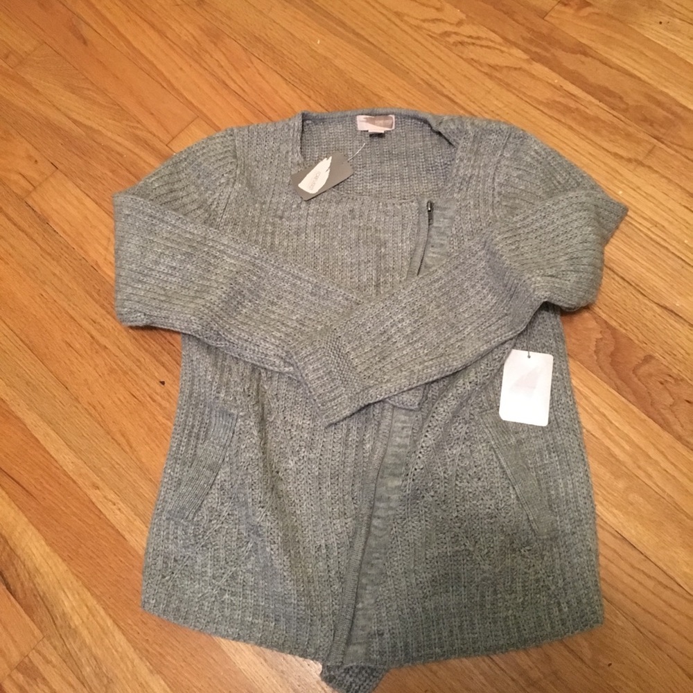 NWT Moto Sweater