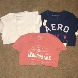 3 Brand new Aeropostale shirts