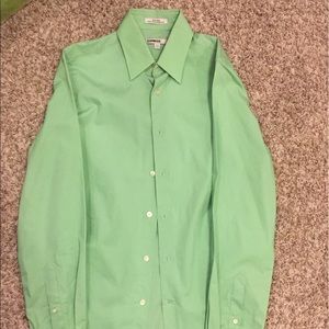 Pastel Green Men's Dress Shirt