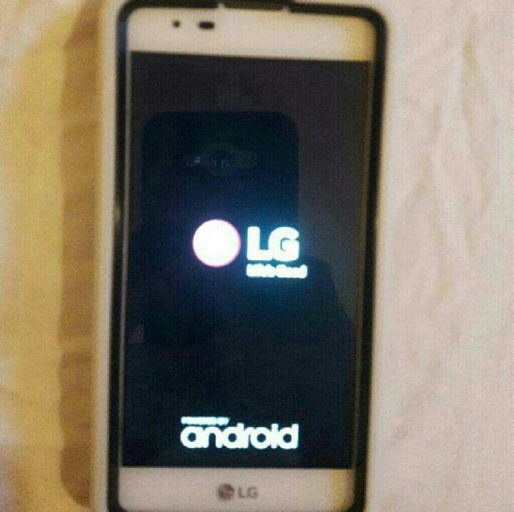 Lg phone with case brand new