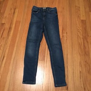 Topshop High Waisted Ankle Jean
