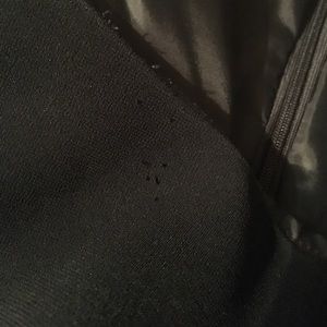 Garfield & Marks Lined Black Dress Women’s 8 Notched Long Sleeves Slit in Back