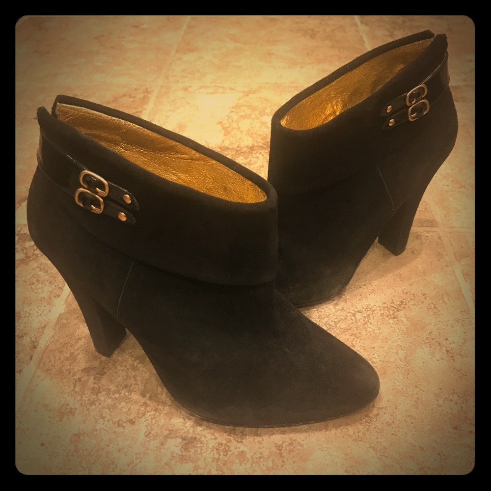 Ellusion Booties by Steven by Steve Madden.