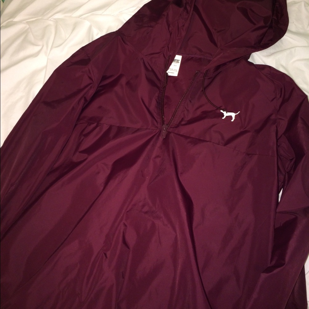 VS PINK Maroon Windbreaker