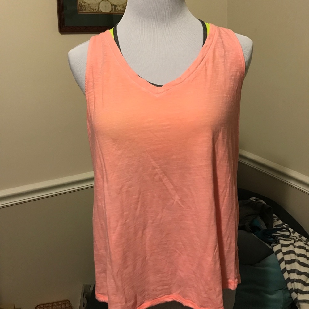 High/low tank pinkish/coral color