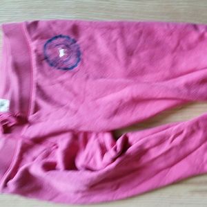 Victorias secret pink crop sweatpants