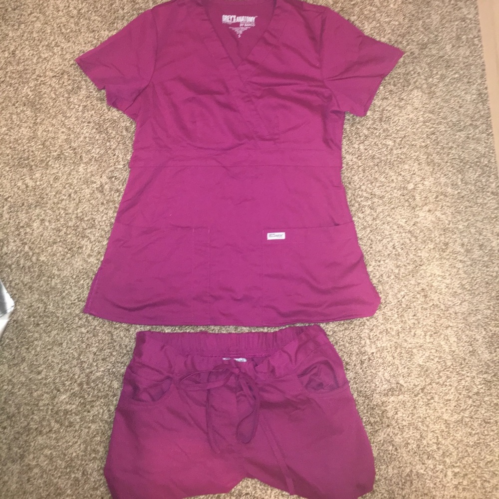 Grey's Anatomy Scrub *BOTTOMS ONLY* - Wine