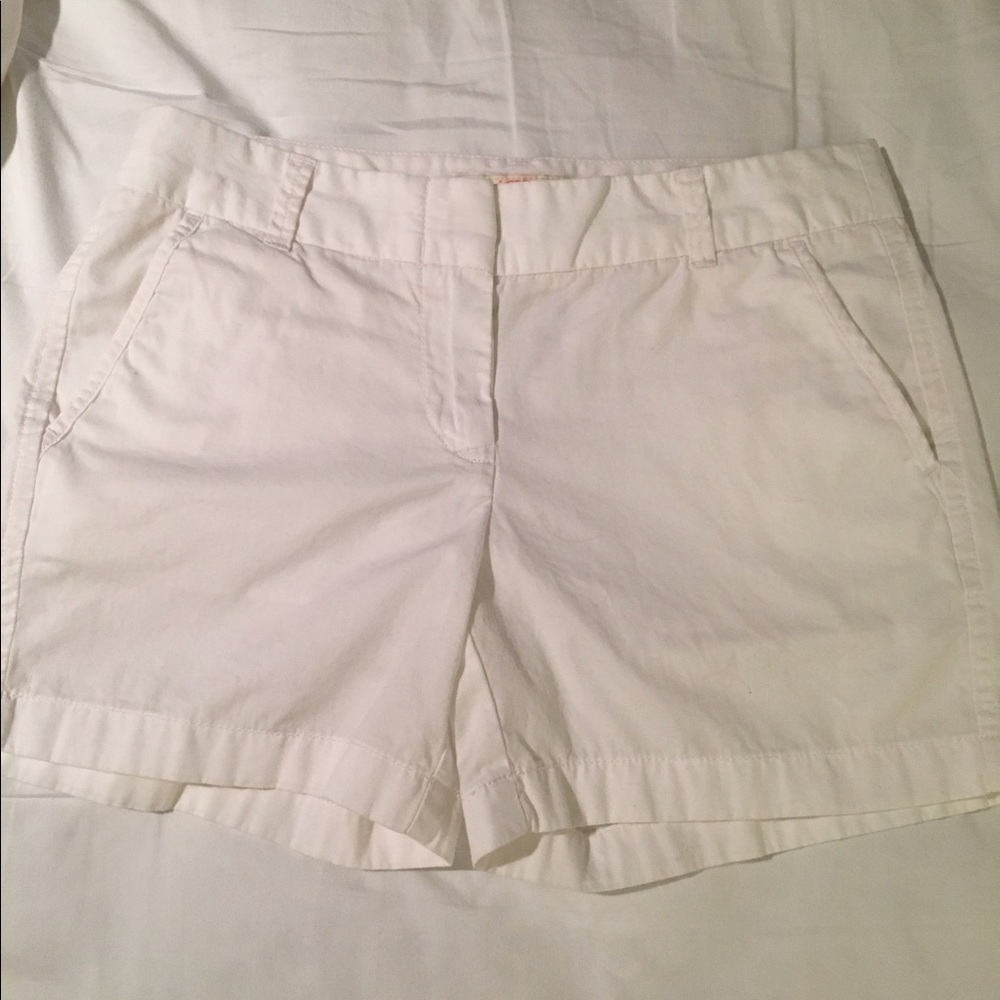 LAST CHANCE* J. Crew white chino shorts