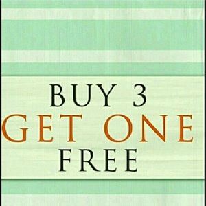 BUY 3 GET 1 FREE PLUS 15% OFF!!!!!