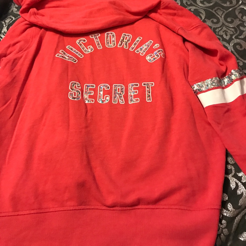 Like new Victoria's Secret zip up hoodie