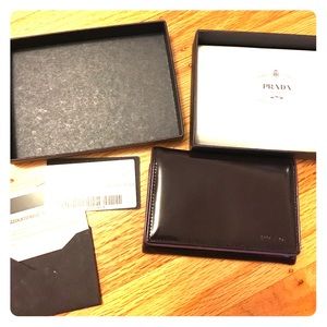 Prada Dark Violet wallet