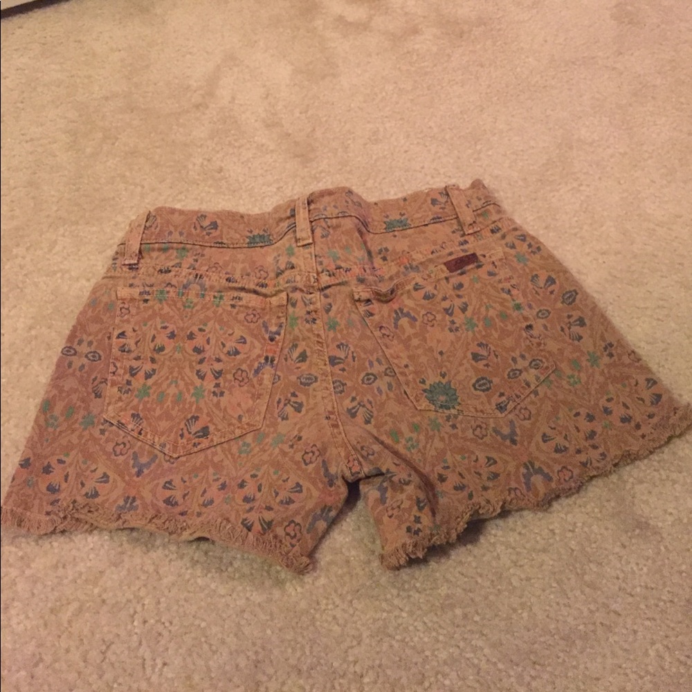 Joes jeans raw edge denim short