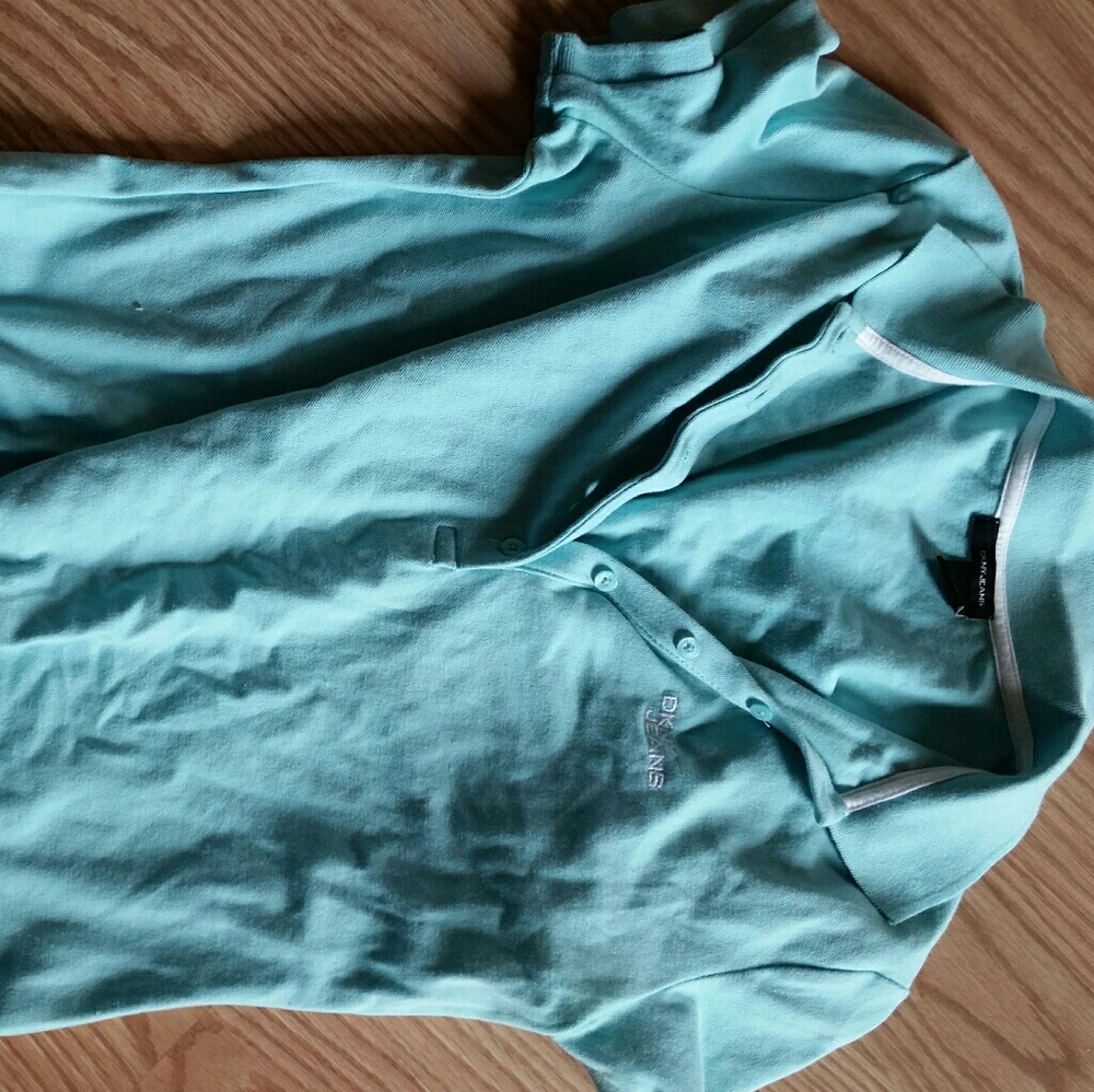 Dkny Tiffany blue polo