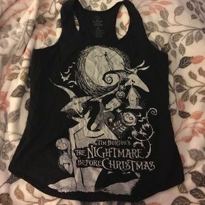 The nightmare before Christmas tank top