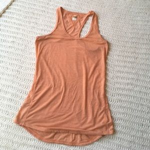 Orange Lucy Tech Racerback tank