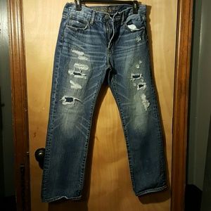 Mens jeans size 30x30 orginal straight. American e