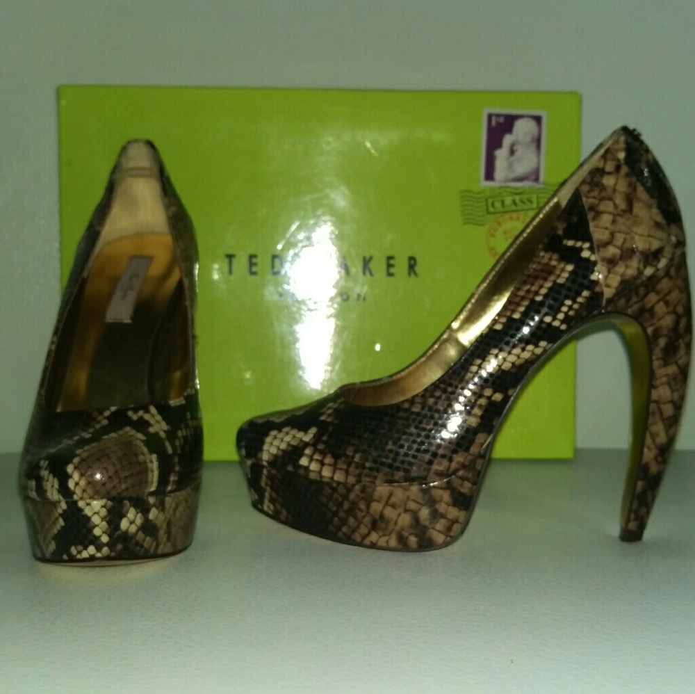 Ted Baker platform curved heels