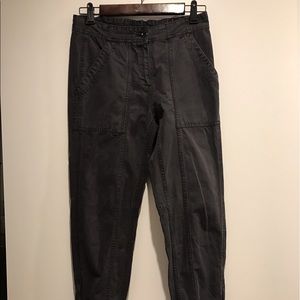 NWT J. Crew jogger with zippers size 2 grey