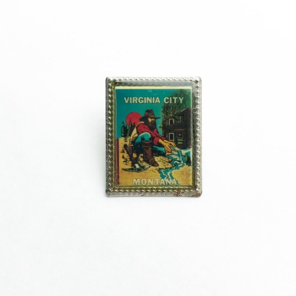 Vintage Virginia City Montana Pin