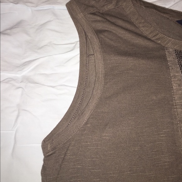 Gray sequin button down - Picture 3 of 4