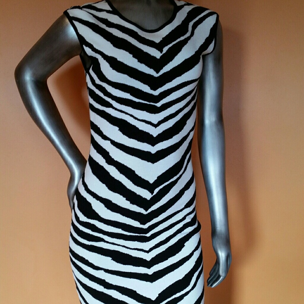 SOLD Express zebra dress