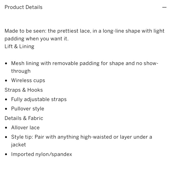 VS Long Line Bralette - Picture 4 of 6