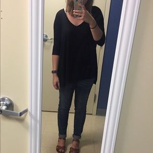 Black Drapy Silence + Noise Shirt