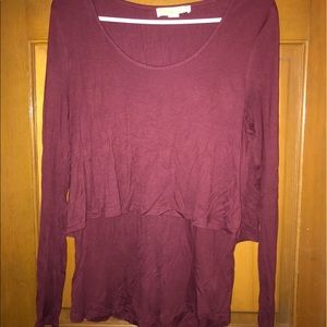 Michael Kors ruffle top