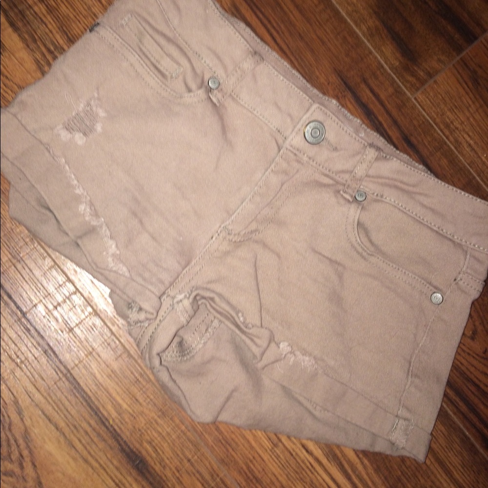 blue asphalt by wet seal short shorts