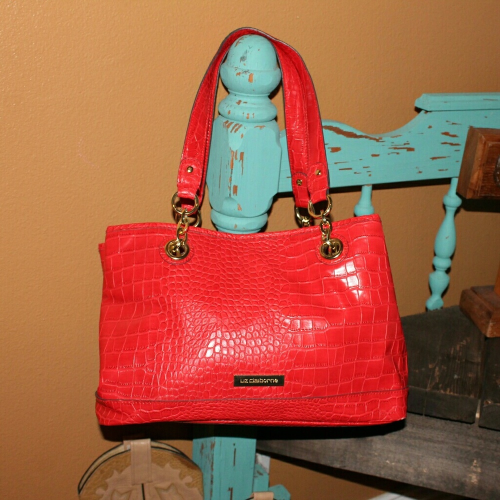 Liz Claiborne coral purse