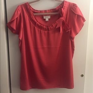 Loft Coral Blouse