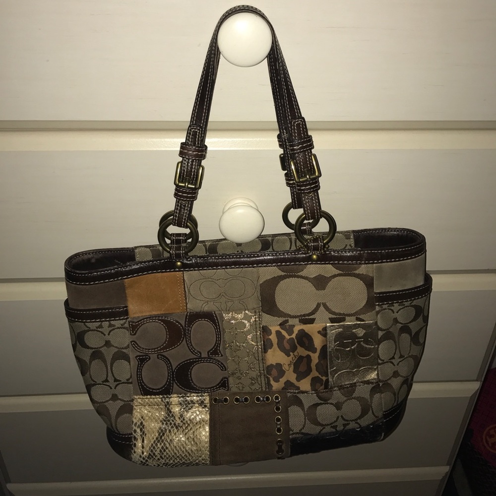 Coach pattern purse * AUTHENTIC * Vintage
