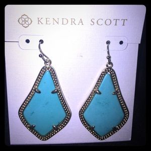 Kendra Scott Alex Turquoise earrings