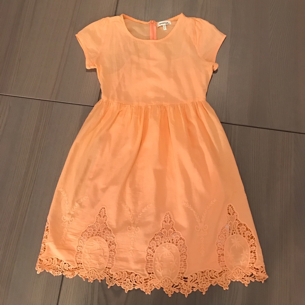 Light peach summer babydoll dress
