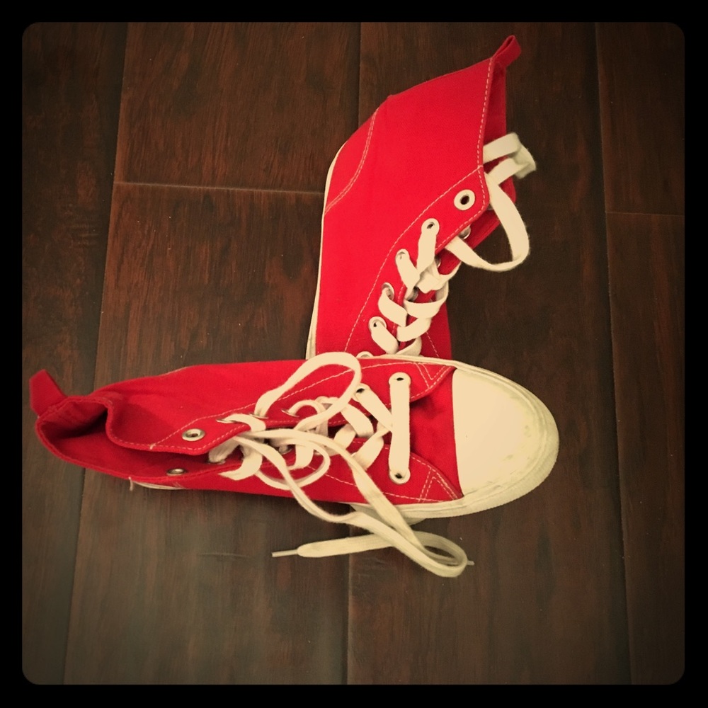 I am selling some red shoes that are from target.
