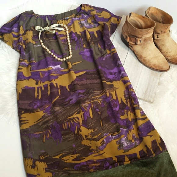 Abstract Patterned Dress - Picture 5 of 6